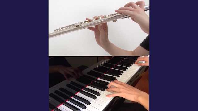 Flute and piano duet